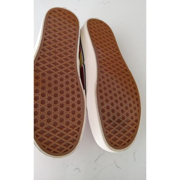 Vans Rad Rush burgundy & rainbow Skateboard shoes Newer size 9.5 W/8M Newer - Picture 7 of 7